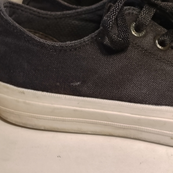 Converse All Star Chuck Taylor II Lunarlon Men's Sz 6 Black White Low Tops - Picture 8 of 13